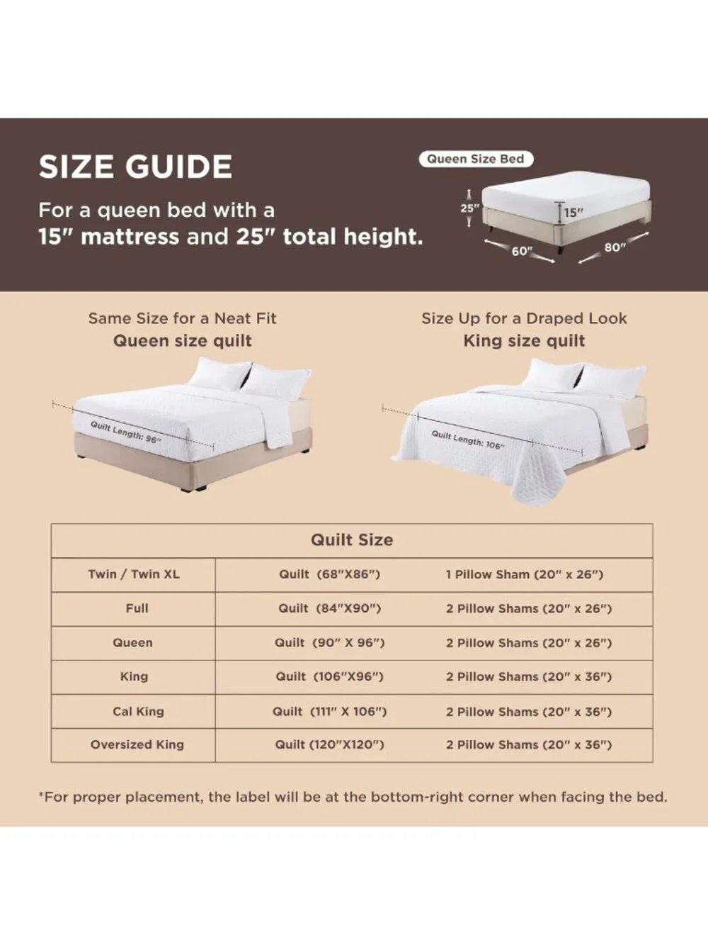 Lightweight Queen Quilt - Bright White Clover Pattern Bedspread, Soft All-Season